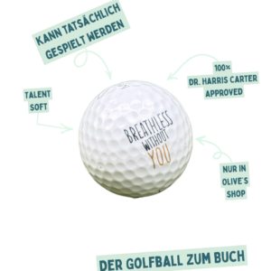 Der Golfball zum Buch
