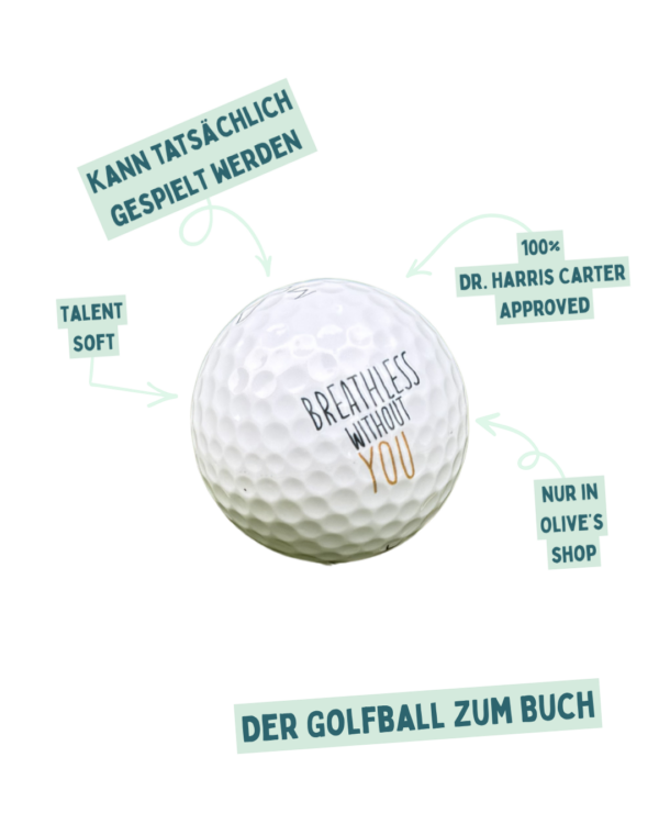 Der Golfball zum Buch